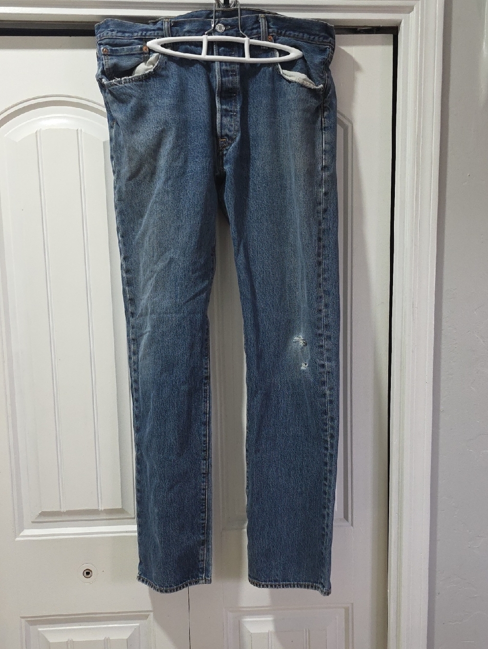 Levi's Light Blue Straight Jeans